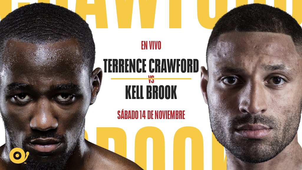 Terence Crawford pondrá su Título Mundial Welter WBO en juego frente a Kell Brook 🥊 ¿Lo defiende ó habrá nuevo campeón? ¡El 14 de Noviembre #CrawfordBrook la verás en VIVO por #CombateSPACE! https://t.co/6UPhzCGHkQ