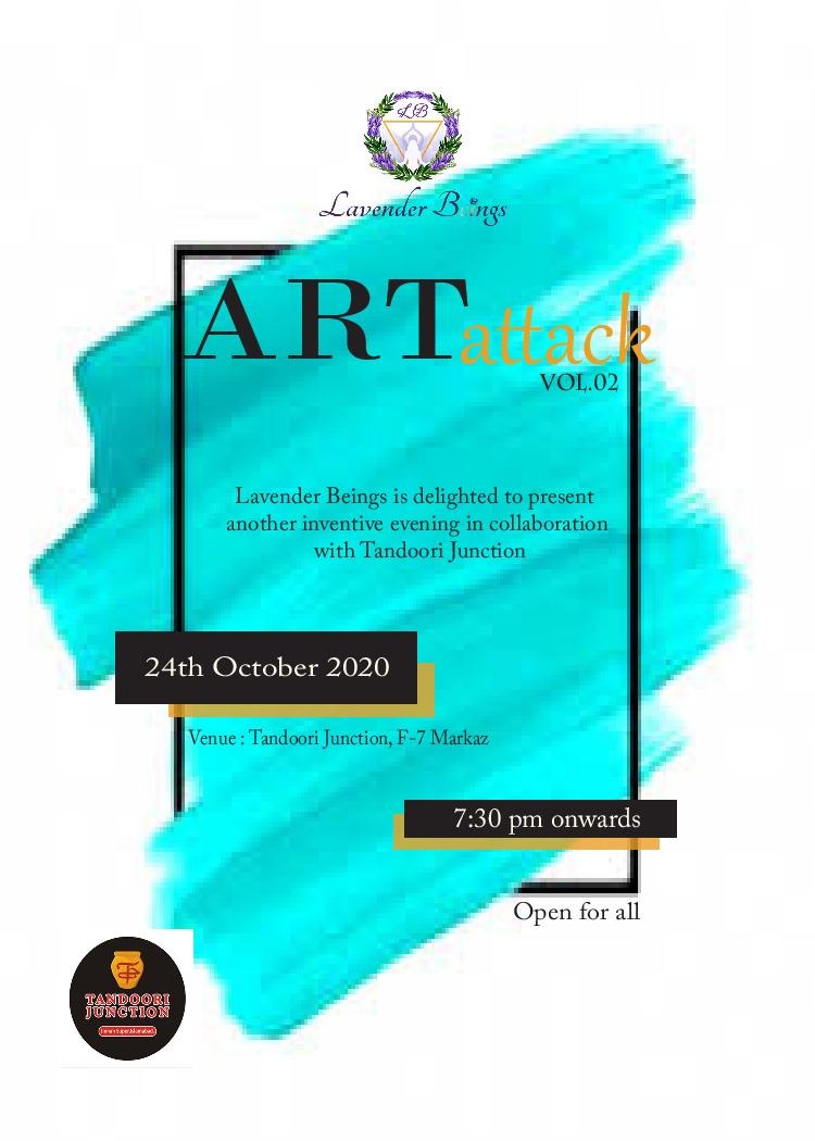 lavenderbeings's tweet photo. Lavender Beings is very excited to invite you all to another exciting and fun filled Night full of creativity and wellness!!!
Join us and paint your heart out!!!
#lavenderbeings #artattack #islamabad #rawalpindi #arttherapy https://t.co/GIW61vK2Qe