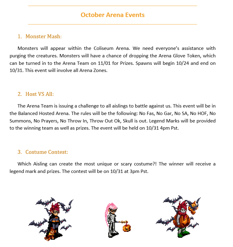 naenalol's tweet photo. October Arena Events! @DarkAgesMMORPG https://t.co/jfAUQcCZXT