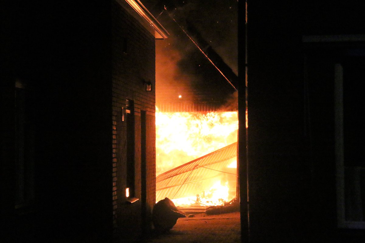 Melding brandweer Middenweg Veendam