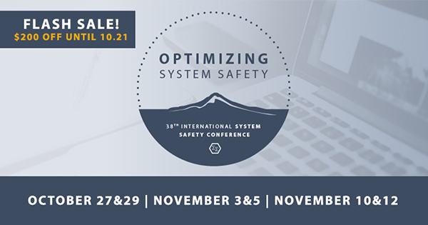 Join John Hewitt and Loan (Joan) Pham of @SikorskyAircrft for an updated 3-hr live tutorial on #quantitativeriskmanagement at #ISSC38. Discounts expire at 11:59 pm Oct. 21! Register now: system-safety.org/page/annual-co… #systemsafety #QRA #riskperflighthour