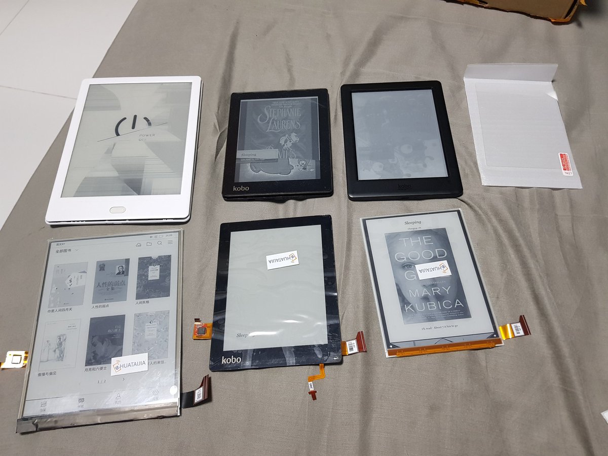  #stillinitsprimeday  #RightToRepair  #RepairDayTime to show off some e-readers I've repaired a while back!more details in thread, in the order of which I repaired them.