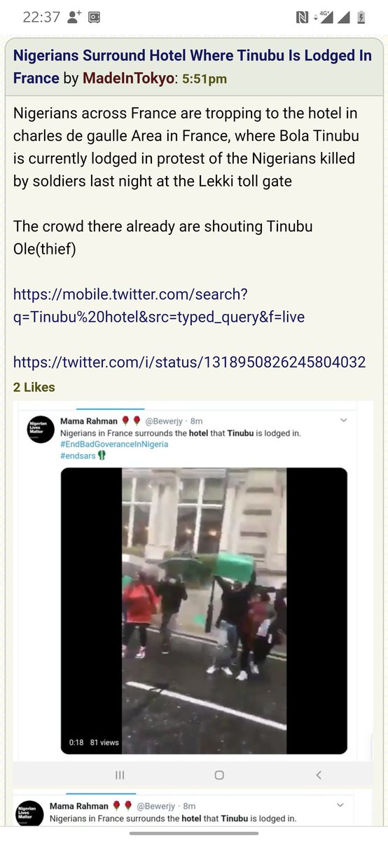 ask_frindz's tweet photo. No rest for the wicked, tinubu under tension, Nigerian in diaspora doing the nation proud..  oba of Lagos
Rip soldier, #TinubuIsAKiller nnamdi kalu #islamismyreligion #NIGERIAPREVAILS #NIGERIABLEEDS #LekkiMassacre https://t.co/VE1YcJJCCU