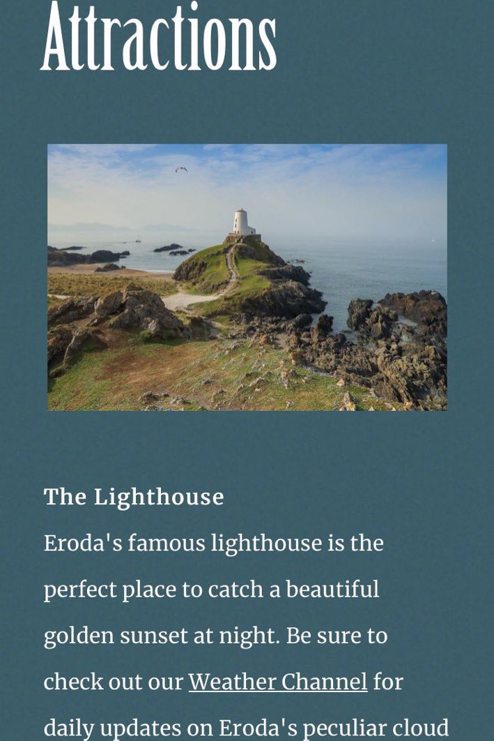 tts is about a man (Louis) who owns a lighthouse that he uses as a B&B