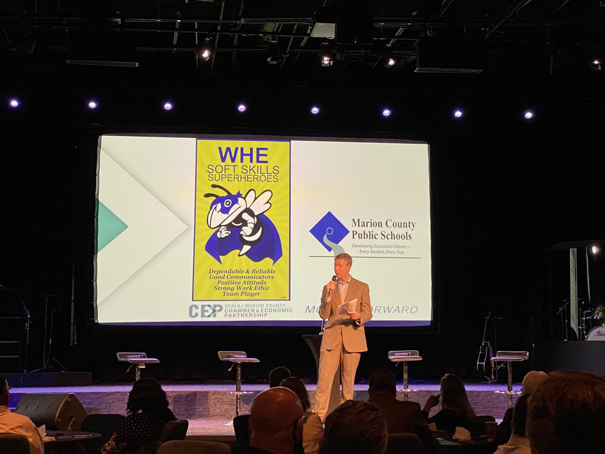 SuptMarion's tweet image. Congratulations ⁦@WardHighlands⁩ for being recognized today by the Ocala/Marion County CEP for being a ‘Soft Skills Superhero’- Engaging local employers to help students prepare for their future success. ⁦@OcalaCEP⁩ ⁦@MarionCountyK12⁩