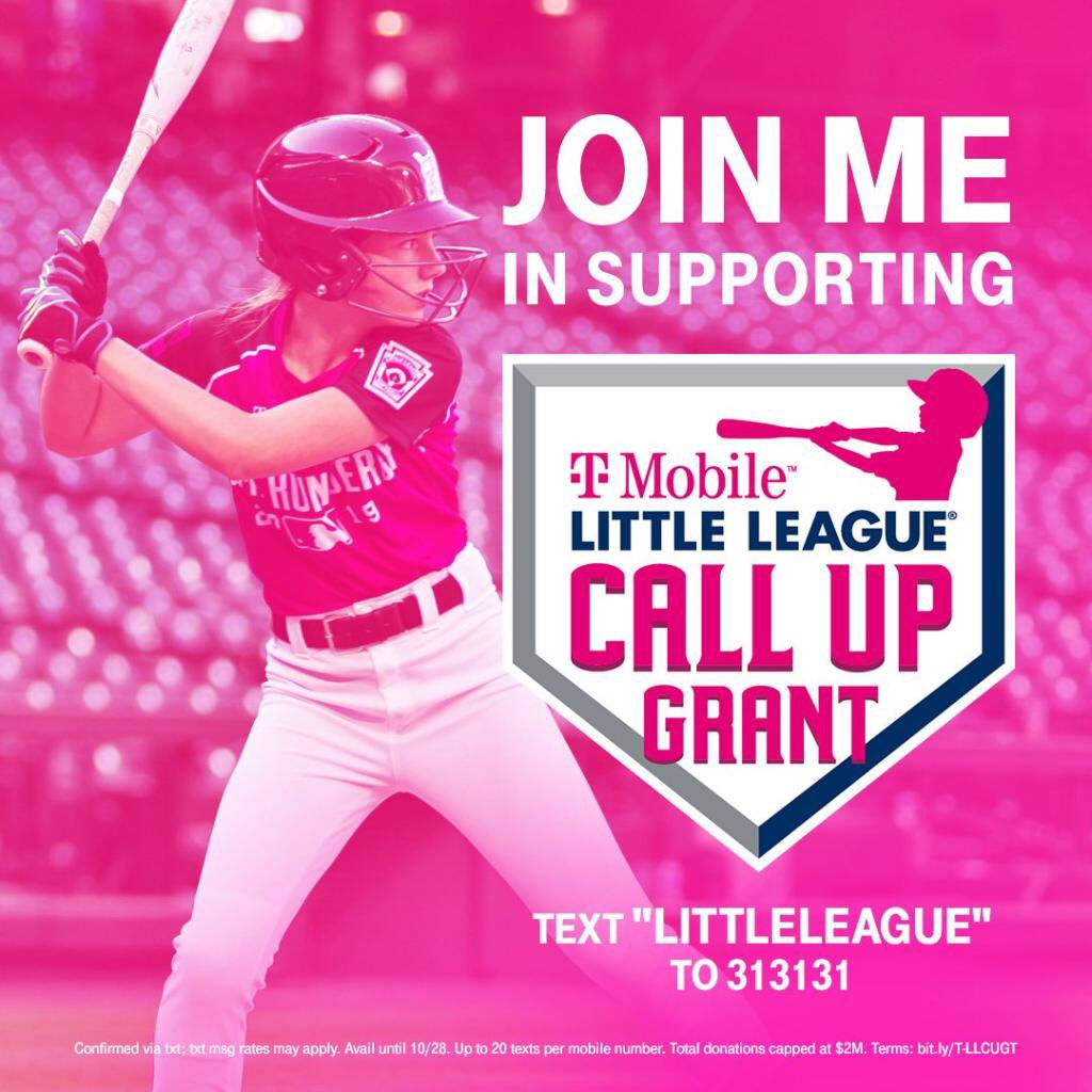 T-Mobile doing it again with positive community engagement and support #LittleLeague4All