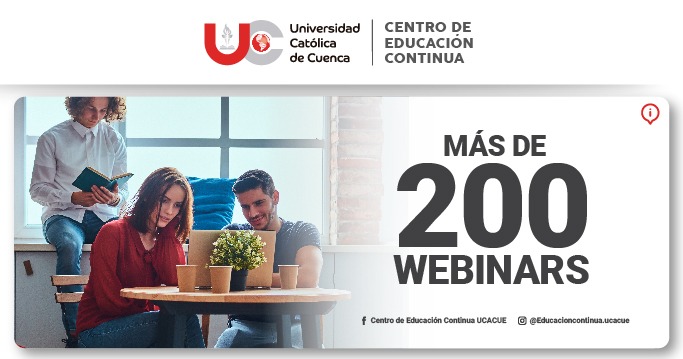 Más de 200 Webinars enfocados en el área de salud! Buscamos complementar tu educación. 

#aprendizaje #webinar #ucacue #Salud #Educacion