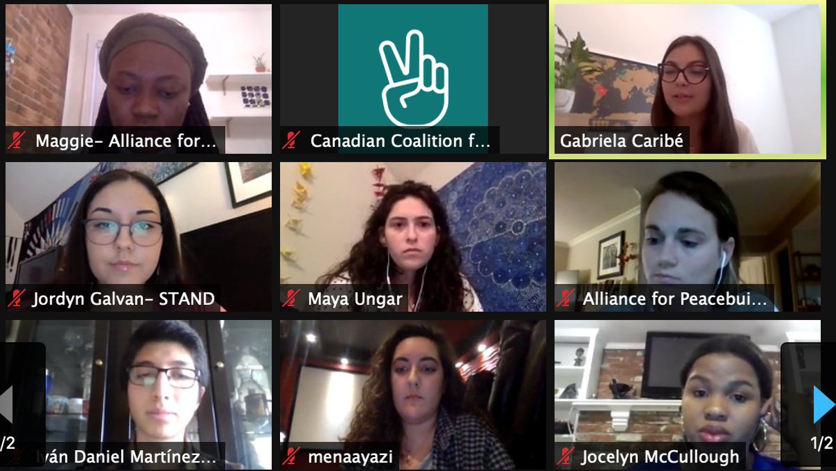 a_bohemier's tweet photo. "It is so important for us to have a Conversion Therapy Ban (through #BillC8)" - @CaribeGabriela  from @Canada_YPS speaking out on social justice issues in North America impacting the #LGBTQ community 🌈👏 #youth4peace #YPS #Yes4YPS https://t.co/ybtD0mwEhr