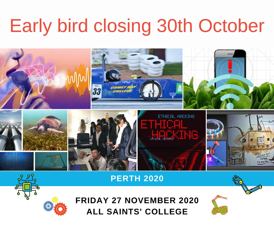 One week until the Early Bird ends for the Nov 27th Perth It Takes a Spark STEM Conference! It will be an extraordinary day for students and teachers. Register now at spark-educonferences.com.au/it-takes-a-spa…