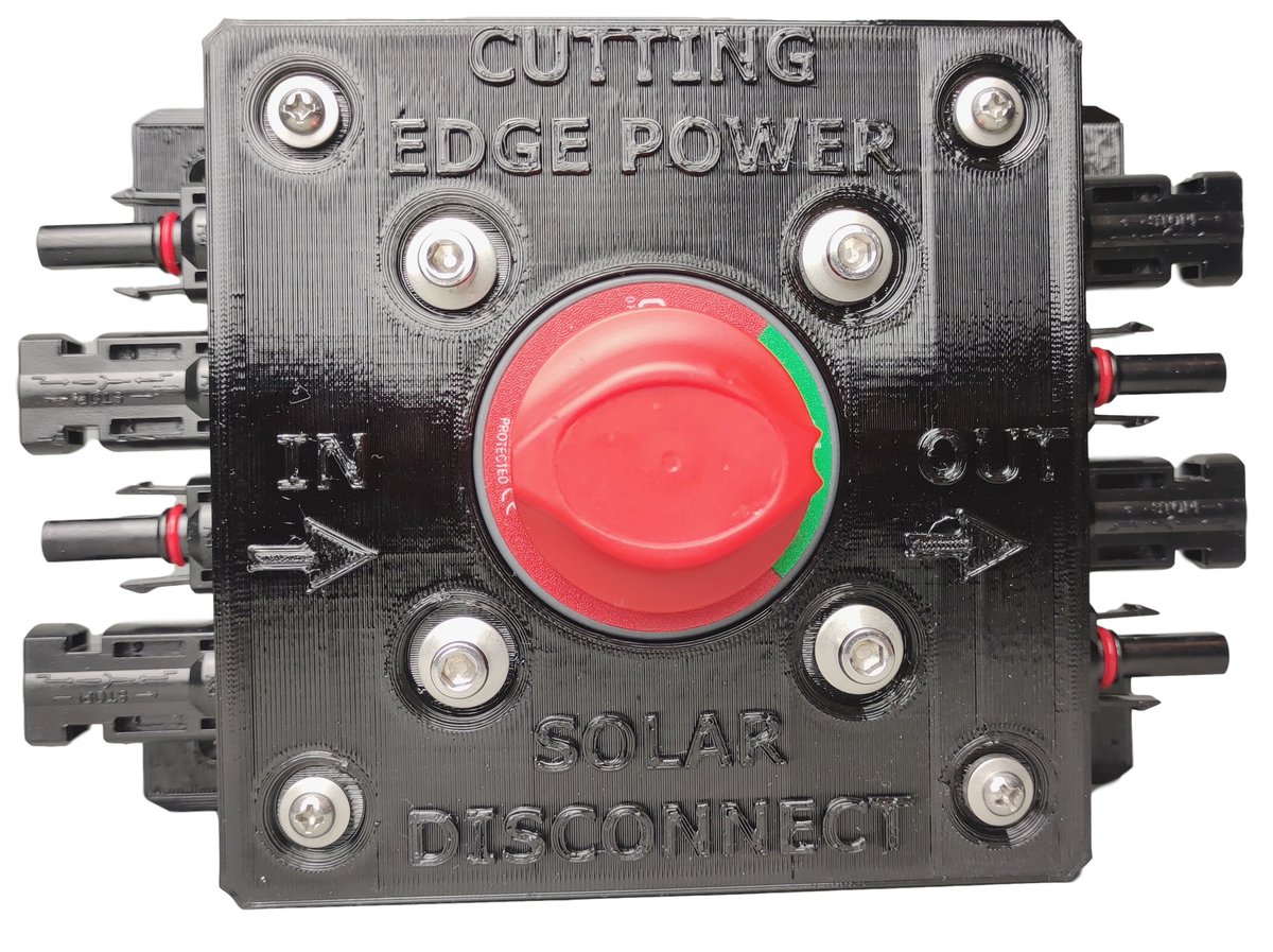 RevoPowerUSA's tweet image. Having trouble connecting and disconnecting solar panels? 
Our quickly connect or disconnect your solar panels safely with this solar panel switch. 
cuttingedgepower.com/collections/co…

#DCSwitch #SolarSystem #SolarProtection #Switch #SolarDisconnect #DCShutOffSwitch #SolarPanels #Disconnect