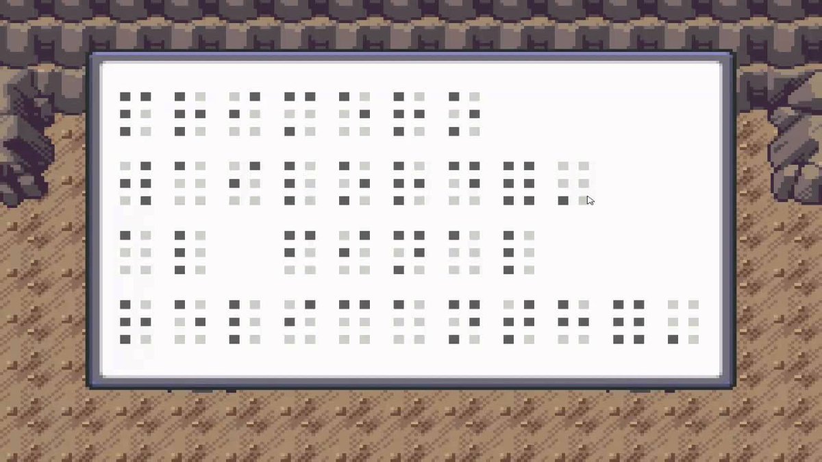Azul_Oak's tweet photo. El alfabeto braille y la búsqueda de Regirock, Regice y Registeel en Pokémon Esmeralda.

La infancia en estado puro 📖✨ https://t.co/MKKLHj2Td0