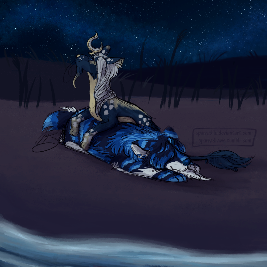 sparradile's tweet photo. #LGBTober Day 21: Stargazing. It's not Oren and Calder if they aren't sitting on top of each other #LGBTober2020 https://t.co/HdxAWQjWz0