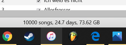 jfrickinfields's tweet photo. I'm a big "numbers" guy, and this week was important. Broke 6,000 unread emails, 10,000 songs on iTunes, and 150,000 liked tweets. At this rate, I'll have 78,000 unopened emails, 80,000 songs, and 2,250,000 liked tweets when I die https://t.co/aCPnuMMo9c