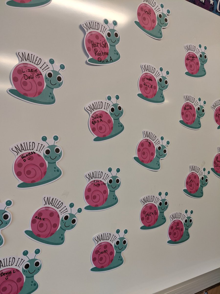RobinLMaxey's tweet photo. Students snailed it on their integer quiz. Celebrate 100% https://t.co/ViyxgRAfhB