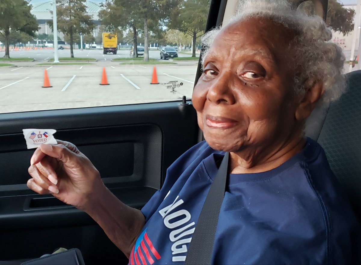 NoShinyObject's tweet photo. #VotingMVPs
My 90 yr. old mother, the youngest of 22 and the last surviving child of a former slave, really understands the value of voting. A year ago she said someone needs to ask people if they've "Had Enough?" She also said it should be a slogan. I made shirts in her honor. https://t.co/U2qqg9u7bB
