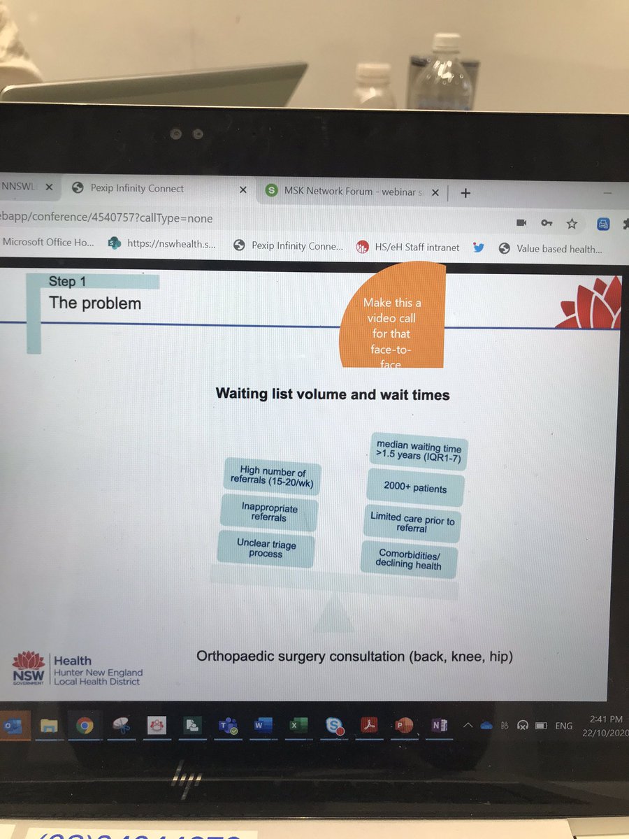 #MSKforum2020 webinar2 is off. Celebrating and sharing achievements of the network to improving care for people living with #MSK conditions @Sarah_Bakonyi