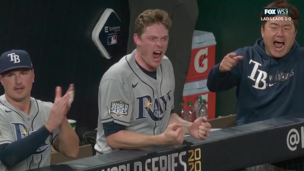 The Rays secure Game 2 to even up the #WorldSeries at 1-1 💪 https://t.co/vd6DERgdw4