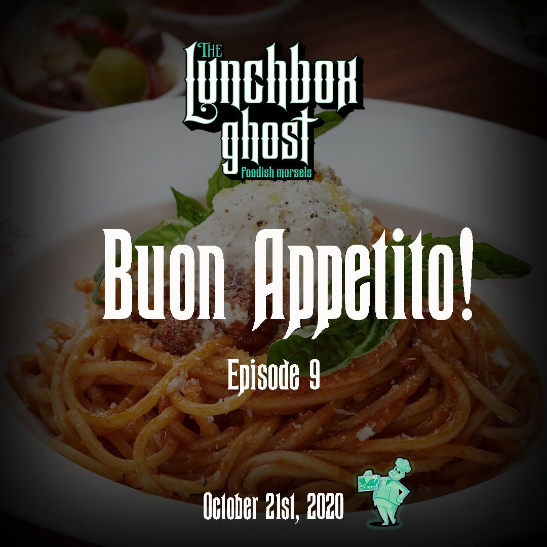 LunchboxGhost's tweet photo. Episode Nine: Buon Appetito is live! 👻 

Go listen on all your podcast platforms! 

What is your favorite Italian dish on Walt Disney Property? Tell us in the comments below! https://t.co/JK48bjjvIo