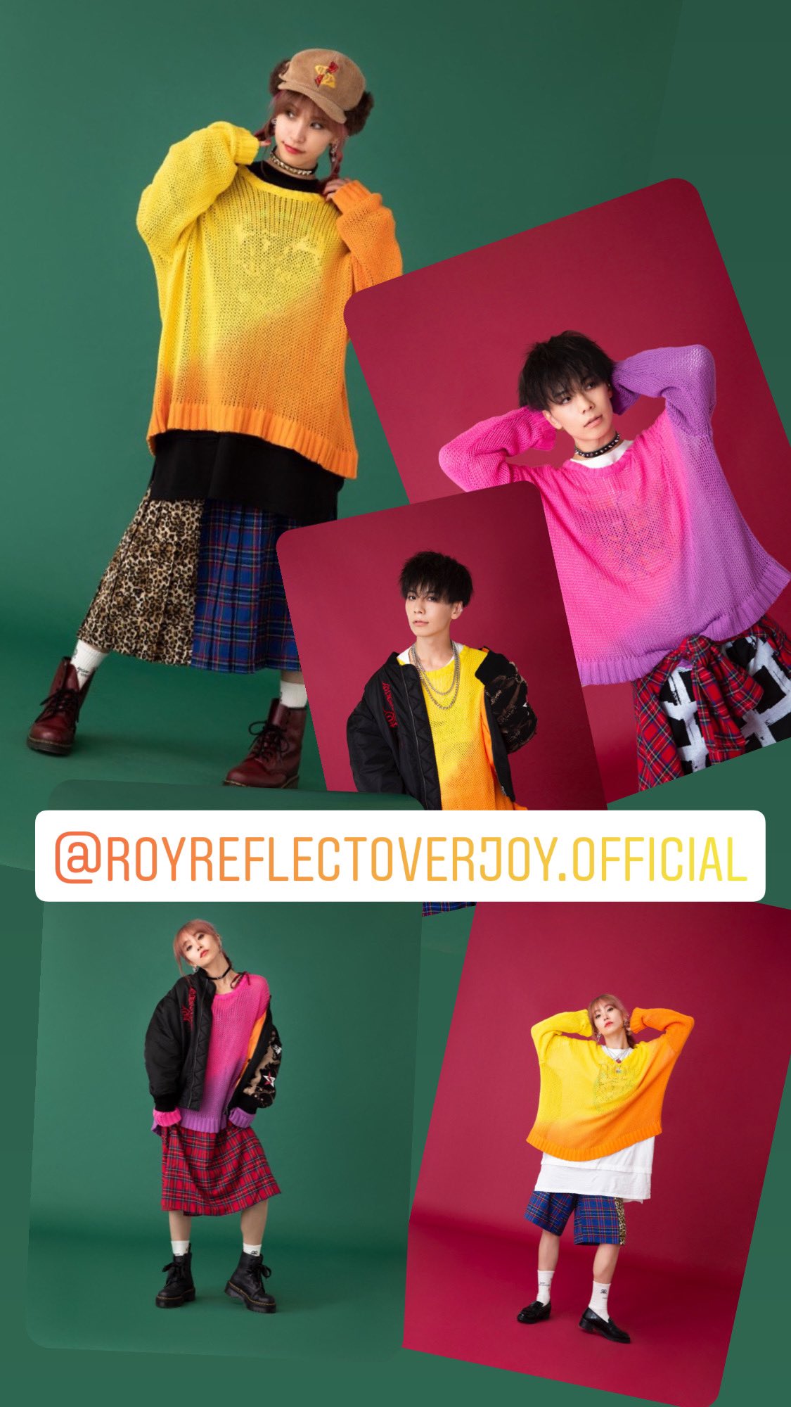 Roy reflectoverjoy ニット Roy reflectoverjoy ニット