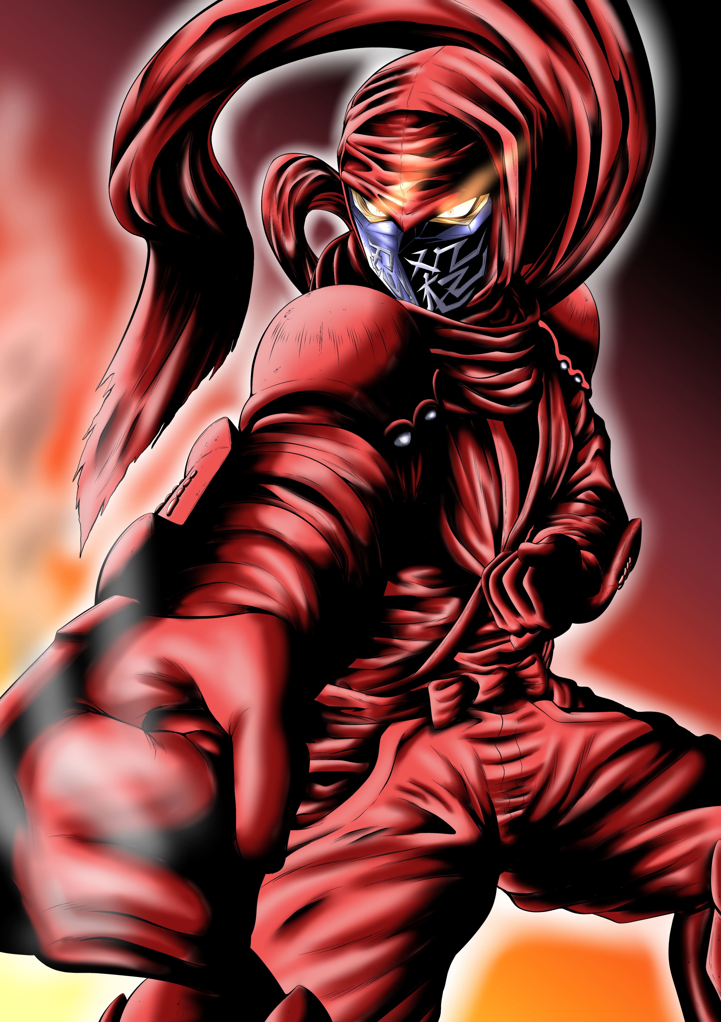 メカジキ弐號 ニンジャスレイヤー フジキドケンジ ネオサイタマの死神 ウキヨエ イラスト 絵描きさんとつながりたい T Co Phlg8c7xby Twitter