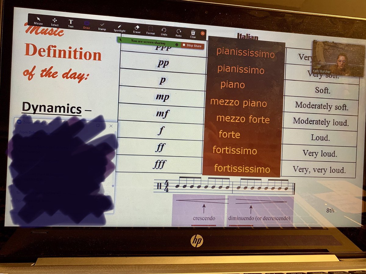 I. Love. The. Annotation. Feature. 🙌🏼👏🏼#choir ⁦⁦<a href="/MpMiddle/">Manassas Park Middle School</a>⁩ #zoom #virtualchoir