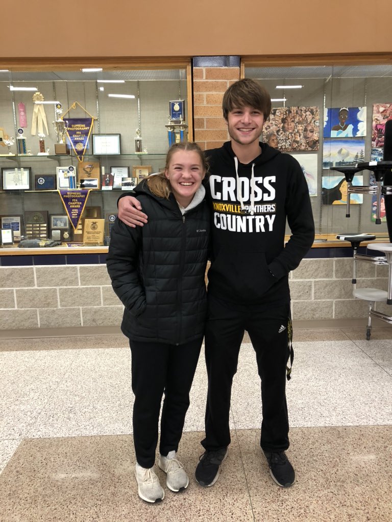 Huge congratulations to Norah and Seth for qualifying for State Cross Country! Show up in Fort Dodge next Friday afternoon to support them!