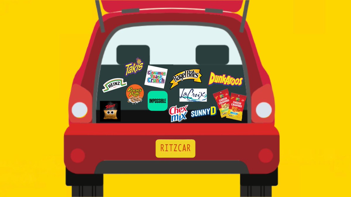 So.. we ended up needing two cars... but we had so much fun on our virtual  #RoadCrisp!  Think we're set on the snacks front. Thanks for following along, if you need us... we'll be vibin' in the RITZ car with our friends. 