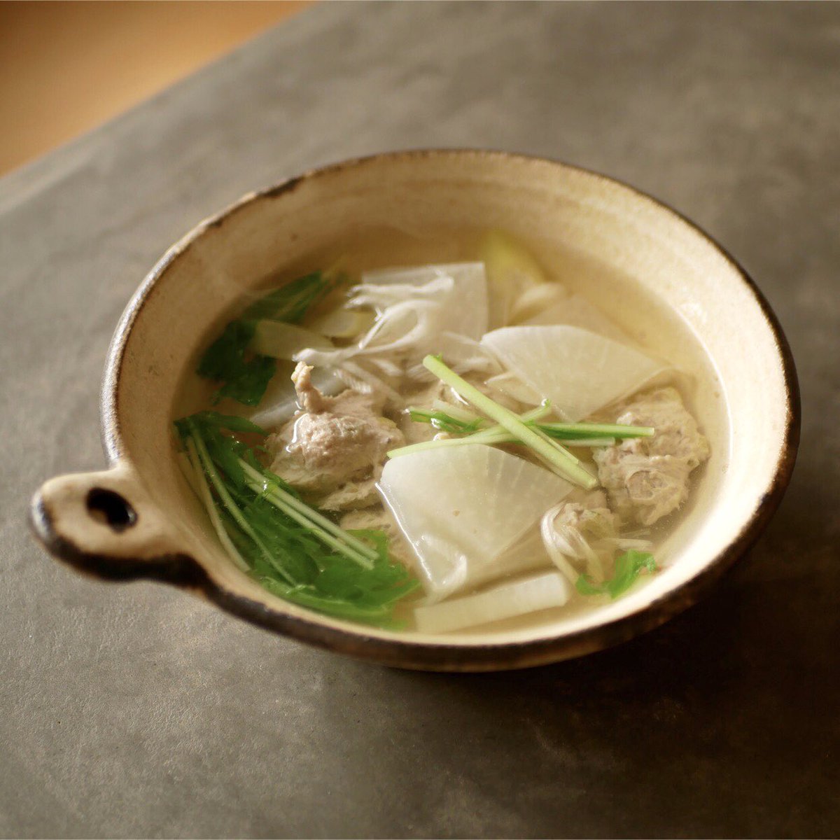 スープ 鶏 団子