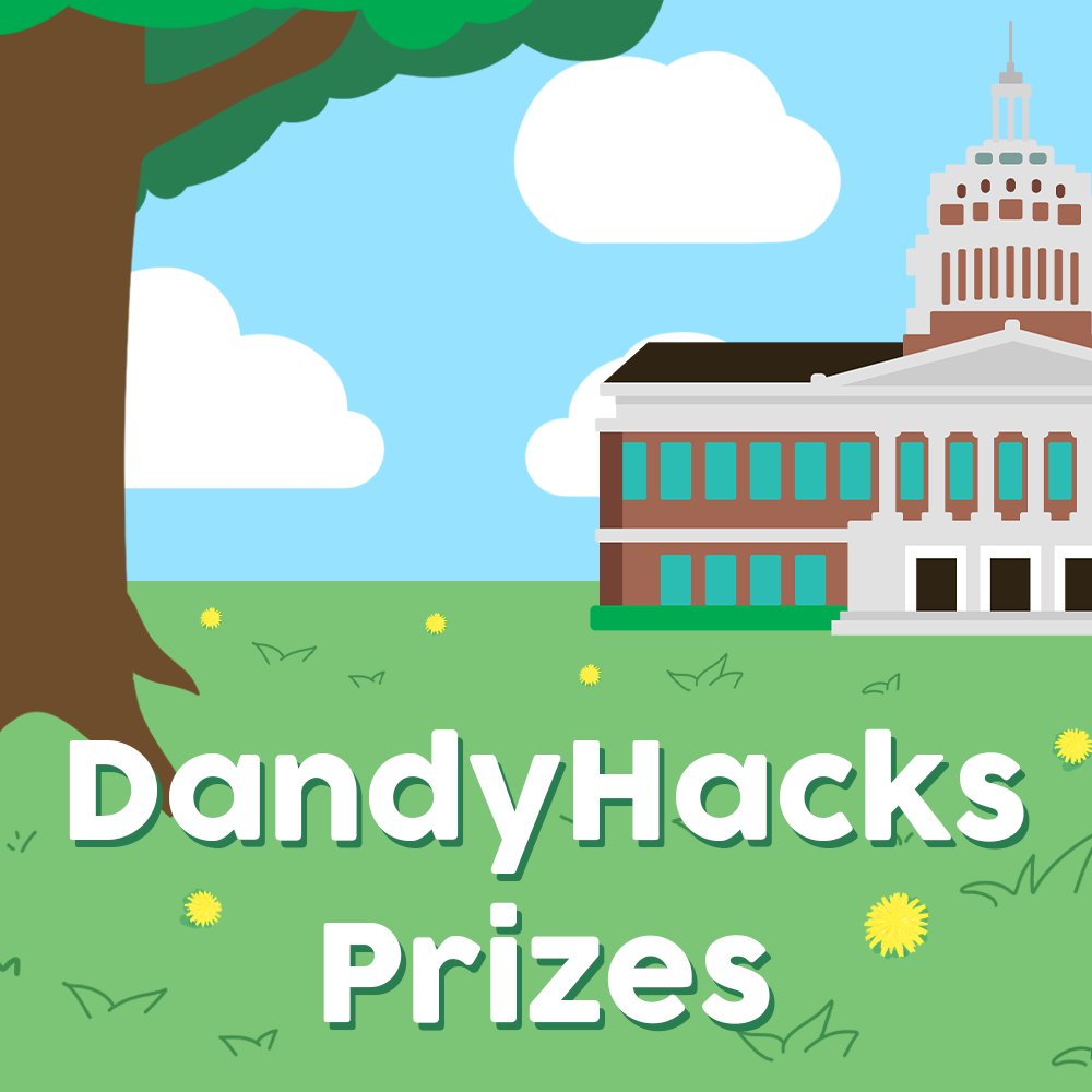 dandyhacks's tweet photo. DandyHacks 2020 Prizes 🏆

Check out the awesome prizes we will be awarding winners at this year's DandyHacks! Since this year’s event is virtual, prizes will be shipped straight to your door! https://t.co/WwJHq7P1B3