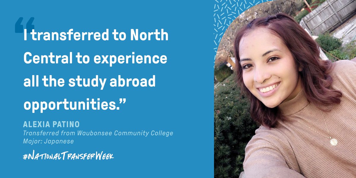 NCCardinalAdmit's tweet photo. Students from all over transfer to North Central for all kinds of reasons!! For #TransferStudentWeek, we’re celebrating those reasons!! #NCHeartsTransfers - at present, 1/3 of sophomores-seniors at NC are transfers! https://t.co/QyWFjRyfch