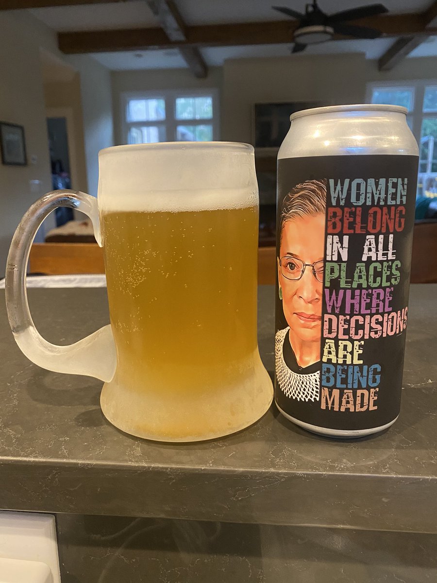 schiffern's tweet image. As the dad of an amazing daughter and the husband of a bad-ass general surgeon, I definitely believe in women’s rights and equality for all!! #pilotbrewingco #RBG #women’srights #equalityforall