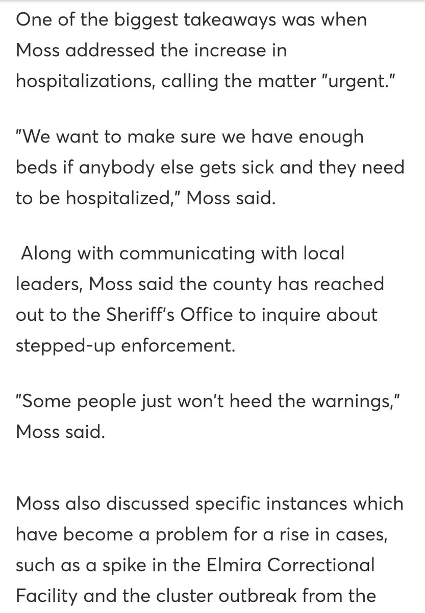 Chemung County will now have orange and yellow zones. I think these are the first rural counties to get this treatment. So glad it's happened. It'll be interesting to see how the people will respond.COVID Rorschach - what do you see in their zone map?  https://www.weny.com/story/42798175/chemung-co-executive-addresses-new-restrictions