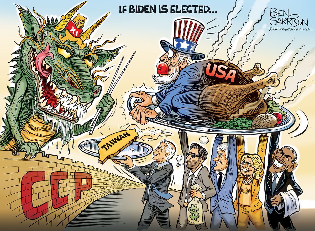 #IslamJoe's America. Cartoon by Ben Garrison 22 October 2020 #ChineseVirus #ChinaLiedPeopleDie #ChinaMustPay #WuFlu #Batvirus #covid19 #coronavirus https://t.co/7FzWW3xHC1 https://t.co/HqfVE8jiZy