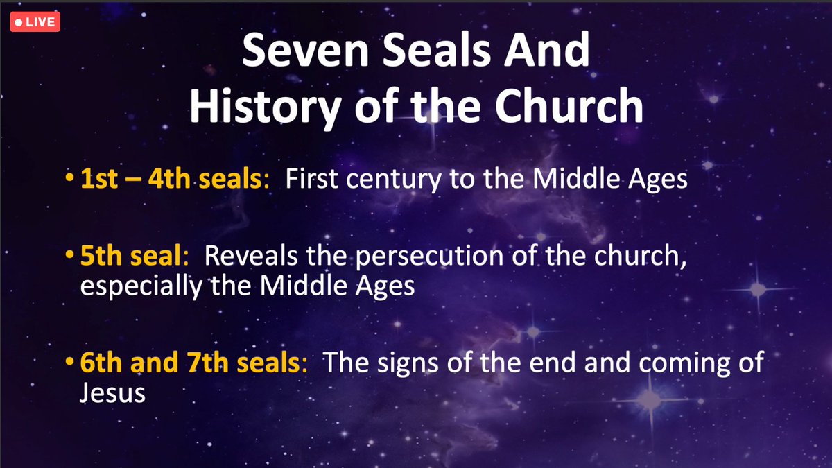 triadelphiasda's tweet photo. Pastor David Klinedinst presents ��Revelation’s Seven Seals” in Rev. 5-6 and 8, part 10 of "Forecasting Hope: Prophecies of the Second Coming" 

#BibleProphecy #Hope #ForecastingHope #Bible #ChesapeakeSDA #Prophecy #BibleStudy #Faith #History

Register https://t.co/9tLRAvDPjs https://t.co/sapB9isCPM