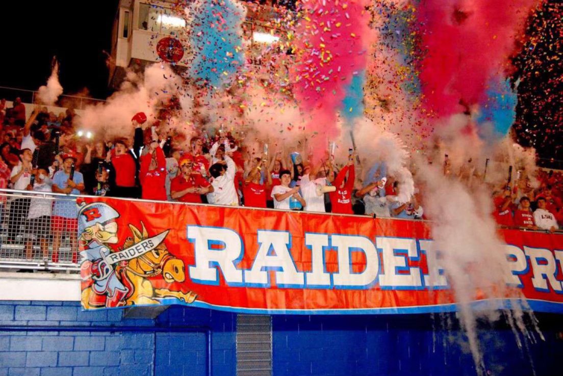 ARHSStudentSec's tweet photo. 🔴🔵Attention ALL Raiders🔵🔴      The UNDEFEATED Raiders will take on the Brother Martin Crusaders THIS SATURDAY❗️        
📍YENNI STADIUM                            🗓 SATURDAY, OCTOBER 24
⏰ 2:00 KICKOFF                                🚨PACK THE STUDENT SECTION!! LETS RIDE 🚨 https://t.co/EZ24GMvGv1