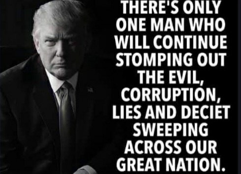 mikandynothem's tweet image. There's only one man who can continue stomping out evil, corruption, lies and deceit that is sweeping across America and the election because he's not a politician...
@realDonaldTrump.
#MAGA #Trump2020 #Trump2020LandslideVictory #Iran #AmericaFirst