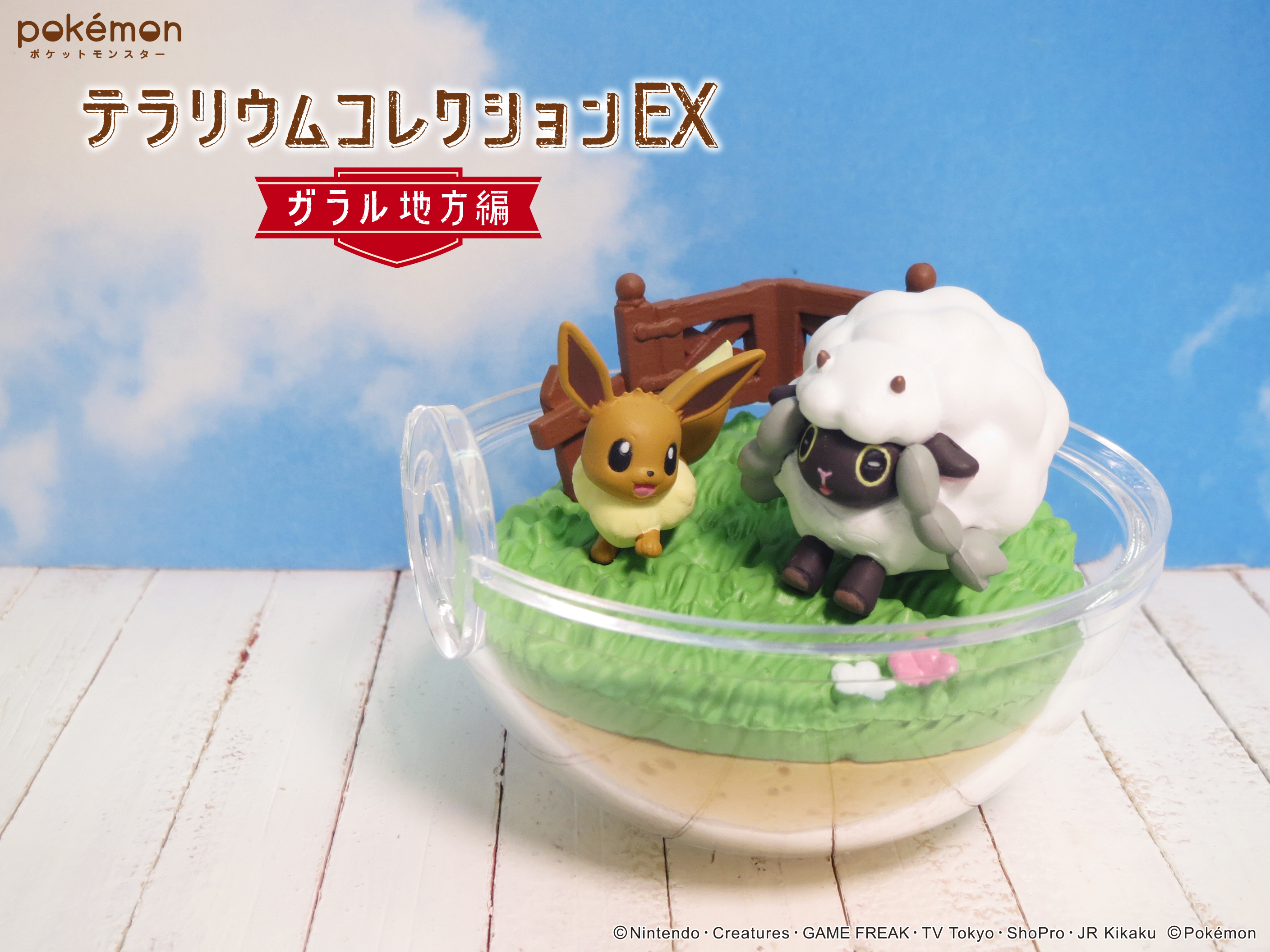 株式会社リーメント公式 님의 트위터 発売中 ポケットモンスター テラリウムコレクションex ガラル地方編 もこもこなウールーはイーブイとおいかけっこ中 ころころ転がってどこまでいくのかな T Co Vozgc7zkor ポケットモンスター ポケモン