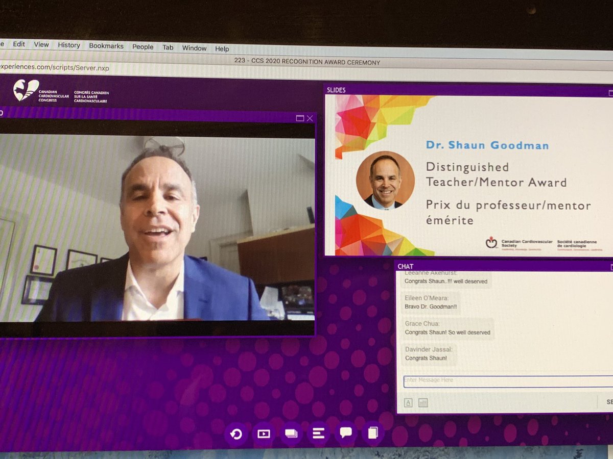 Justin Ezekowitz (@justinezekowitz) on Twitter photo Congratulations to my friend Dr. Shaun Goodman of <a href="/CVC_UAlberta/">Canadian VIGOUR Centre</a> on winning the <a href="/SCC_CCS/">CCS</a> Mentorship award. A true mentor and collaborator (and friend!). #CCC2020 <a href="/kori_leblanc_Rx/">Kori Leblanc, PharmD</a> <a href="/ShelleyZieroth/">Shelley Zieroth</a> Congratulations to my friend Dr. Shaun Goodman of <a href="/CVC_UAlberta/">Canadian VIGOUR Centre</a> on winning the <a href="/SCC_CCS/">CCS</a> Mentorship award. A true mentor and collaborator (and friend!). #CCC2020 <a href="/kori_leblanc_Rx/">Kori Leblanc, PharmD</a> <a href="/ShelleyZieroth/">Shelley Zieroth</a>