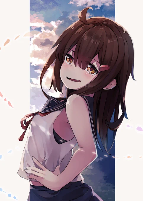 イメチェン雷
#雷生誕祭2020  #雷進水日 