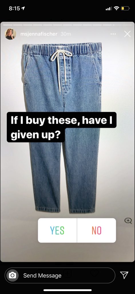 I’m not exactly sure why it’s striking me as much as it is, but this is one of the funniest Insta-story postings I’ve ever seen. I’m cackling. @jennafischer https://t.co/2dW6NdfMeO