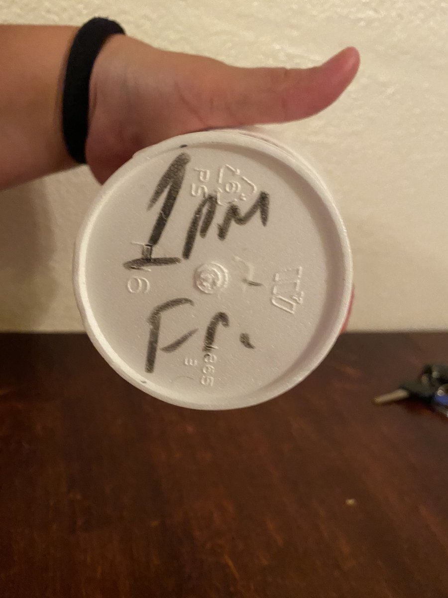 poolwdz's tweet photo. hey @ChurchsChicken i would like to know what this means lmfao we ordered some sides from you and as we finished eating we saw these dates written on the bottom of the containers https://t.co/CYegA1V8QS