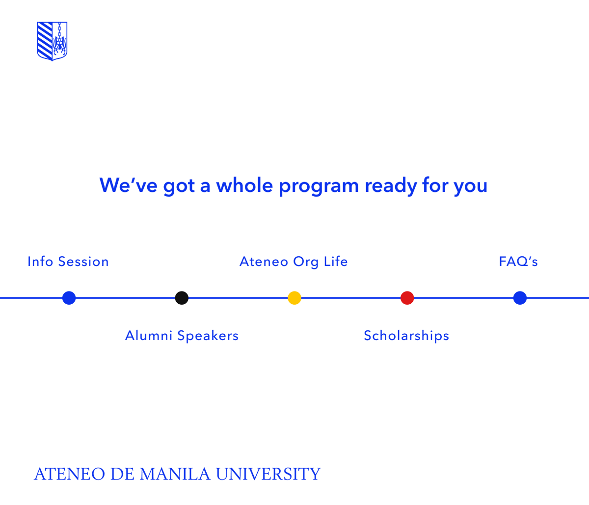 ateneodemanilau's tweet photo. How is the college application going? Can’t choose a course? Why even apply for Ateneo? Join us on Saturday, October 24 for the Ateneo Blue Chat! Sign up now:
https://t.co/1hFlAJW1Bi https://t.co/cht12xjuA5