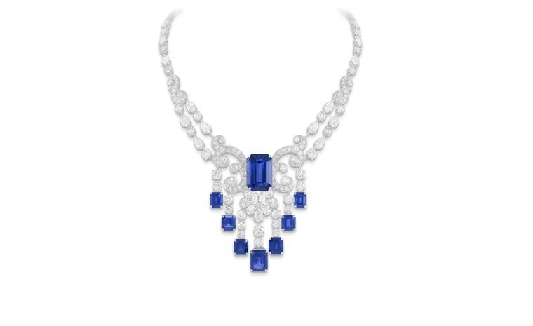 Graff - they haven't been around too long but have a rep as THE dealers in large gemstones, these are sapphires. They manage to make them classy, usually.