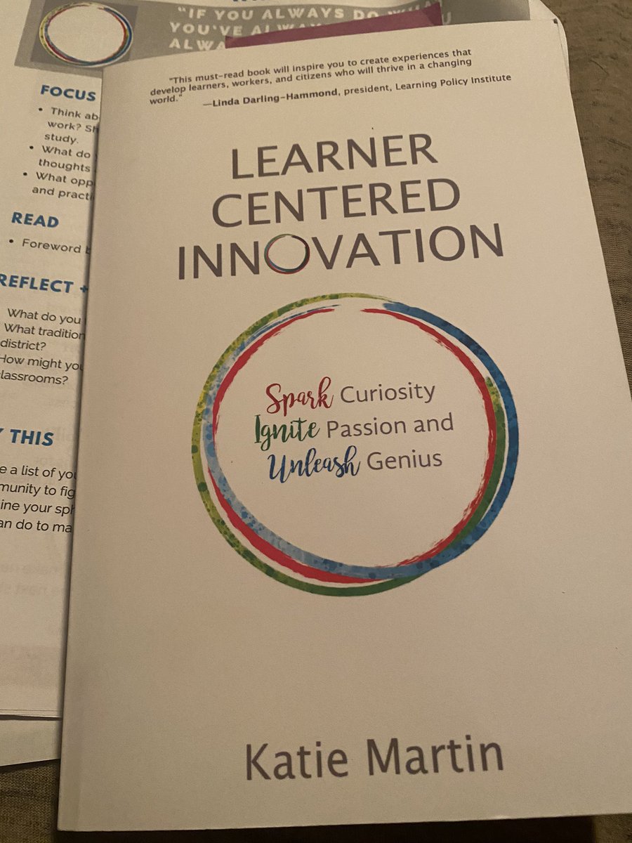 Starting my reading. Hoping for inspiration this school year because so many of my educational beliefs are taking a backseat to COVID. #alwaysalearner #inspiration #thirdgradeteacher #lifelonglearner <a href="/mrsfigmakes/">Mandi Figlioli #magicinthemaking</a>