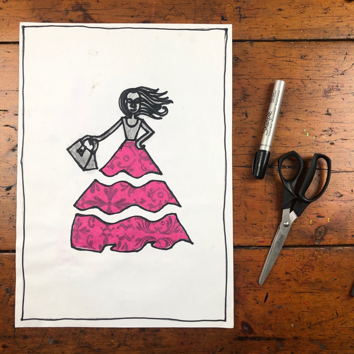 _Artventure's tweet photo. THROWBACK: KIDS ART LESSON

Login to https://t.co/sp00j3iCij and search "fashion" to check out this lesson.

#art #creativekids #kidsart #learntodraw  #kidsartclass #homeschool #primaryschool #elementaryschool #arteducation #artlesson #_artventure #fashion #fashionart #dress https://t.co/iGG9slUy6L
