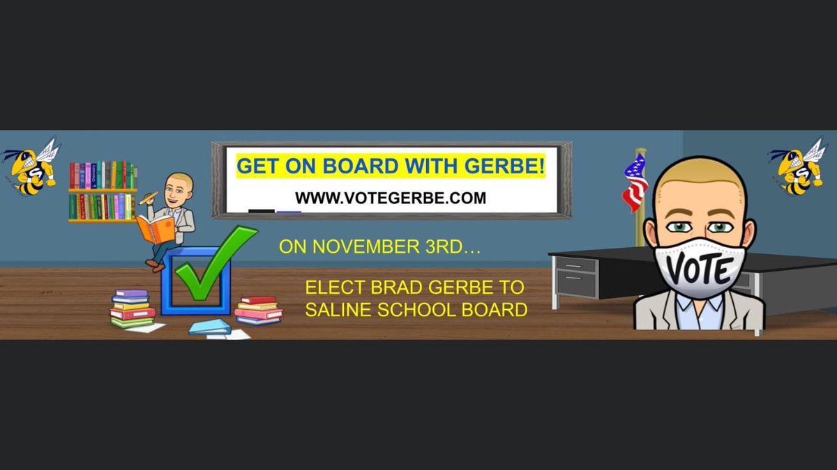 Made it official today!

If you’re wondering who I voted for Saline Board of Education... you should check out this guy...
VoteGerbe.com