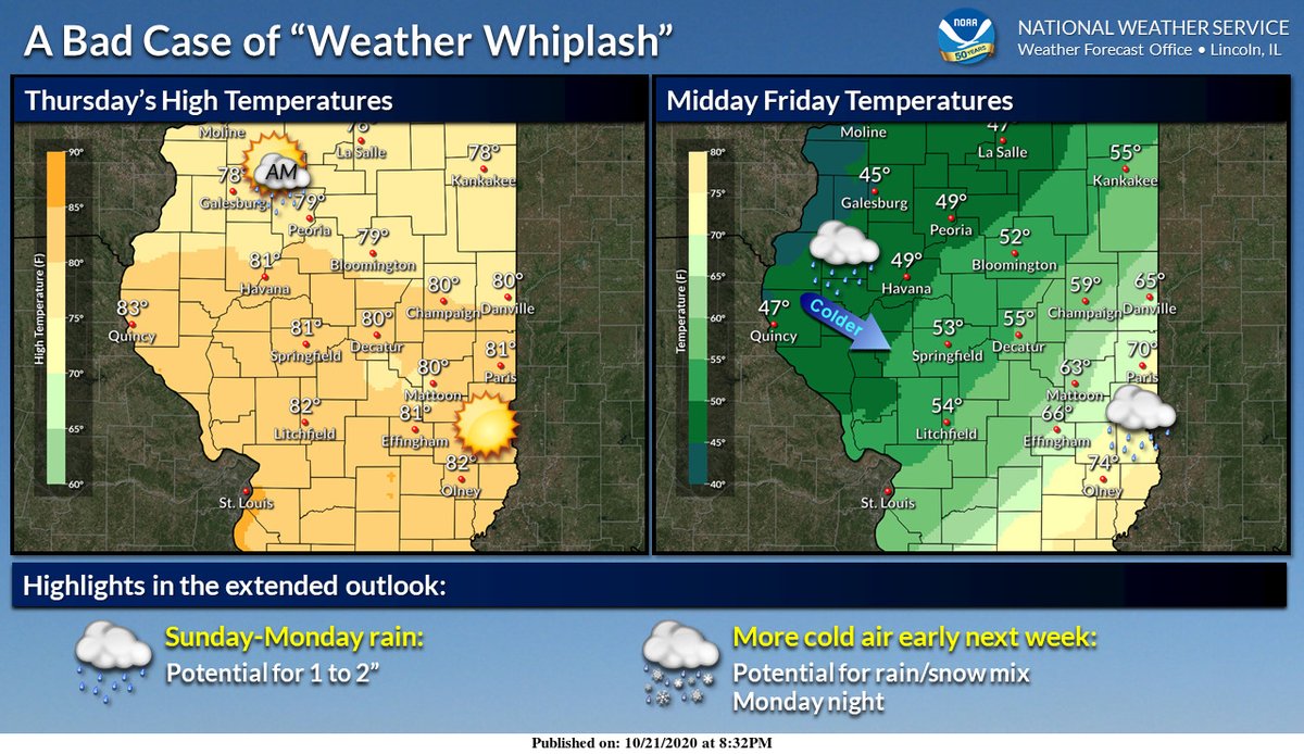 NWSLincolnIL's tweet photo. All we have to say is, good luck in your wardrobe selections the next couple days. #ILwx https://t.co/8OEnPtLXSH