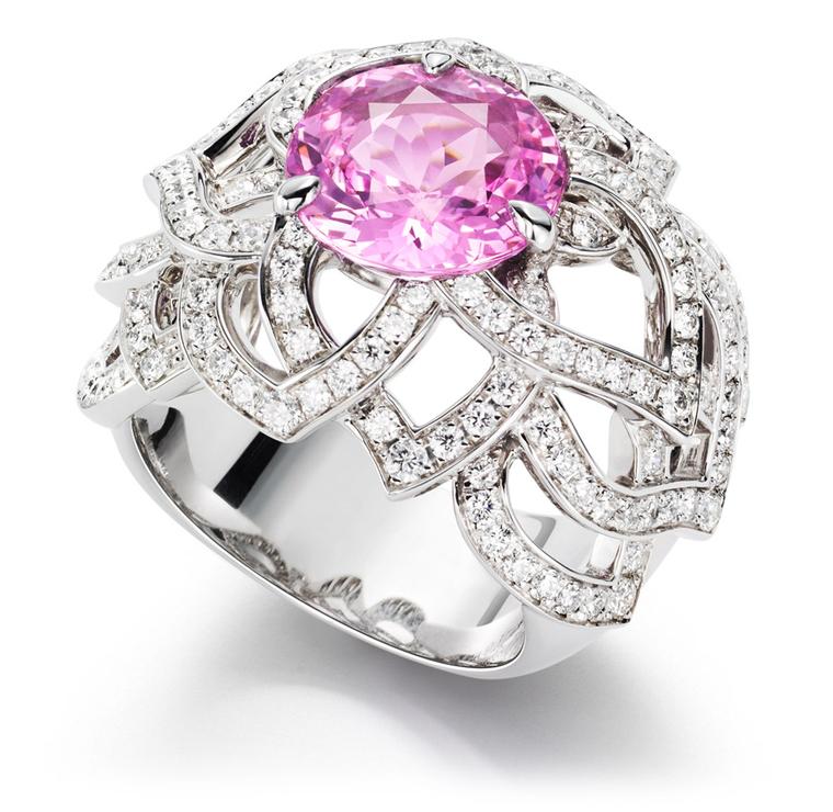 A pink sapphire from Piaget. Gimmie. Pink zircon is one of my birth stones, this is near enough.