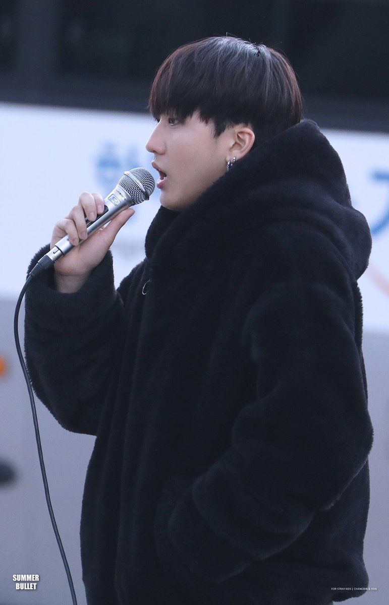 changbin in this jacket — a fluffy thread