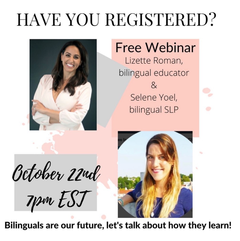 Selene_SLP's tweet photo. Free webinar tomorrow in #bilingual language acquisition and #speech and language impairments https://t.co/FewVDvkqbr